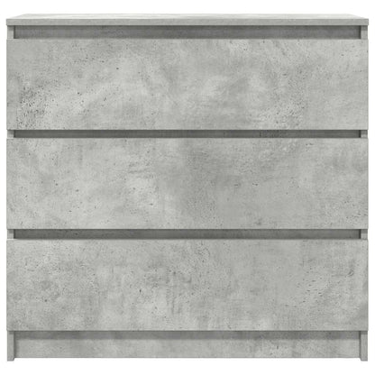 Aparador 80x35x76 cm derivados de madeira cinzento cimento