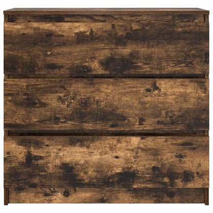 Aparador 80x35x76 cm derivados de madeira carvalho fumado