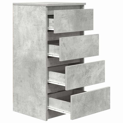 Aparador 37,5x35x76 cm derivados de madeira cinza cimento