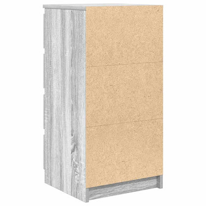 Aparador 37,5x35x76 cm derivados de madeira cinzento sonoma