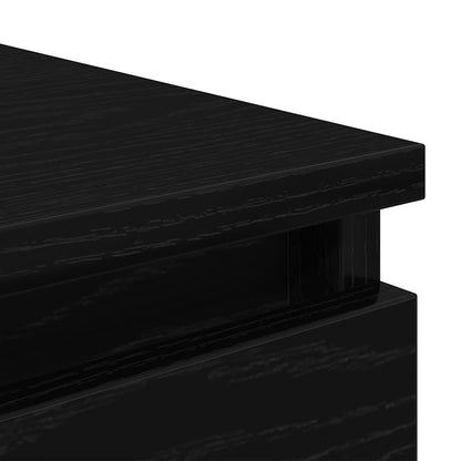 Aparador com gavetas derivados de madeira carvalho preto