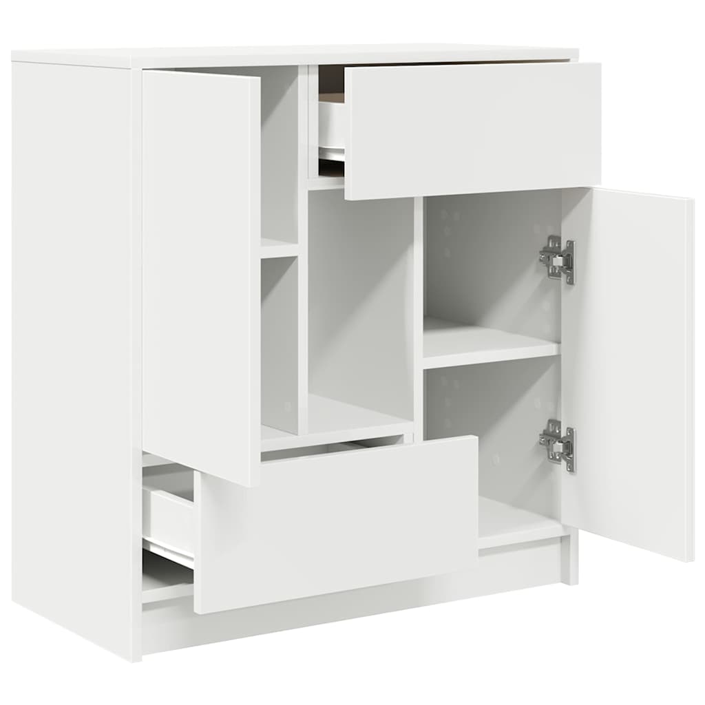 Aparador c/ gavetas e portas 70,5x34x74,5 cm branco