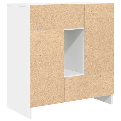 Aparador c/ gavetas e portas 70,5x34x74,5 cm branco