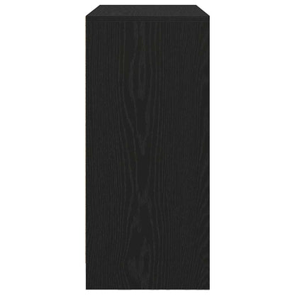 Aparador c/ gavetas e portas 70,5x34x74,5 cm carvalho preto