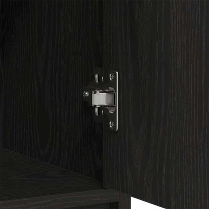 Aparador c/ gavetas e portas 70,5x34x74,5 cm carvalho preto