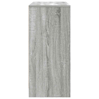 Aparador c/ gavetas e portas 70,5x34x74,5 cm sonoma cinzento