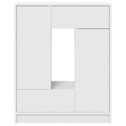 Aparador c/ gavetas e portas 73x31x90 cm branco