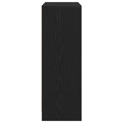 Aparador c/ gavetas e portas 73x31x90 cm carvalho preto
