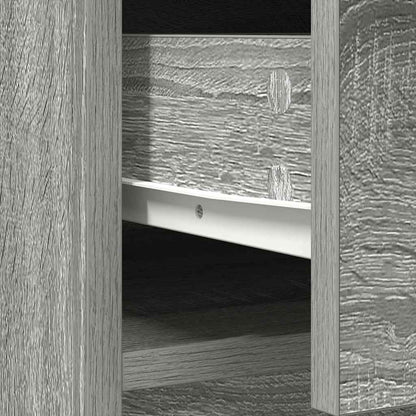 Aparador c/ gavetas e portas 73x31x90 cm sonoma cinzento