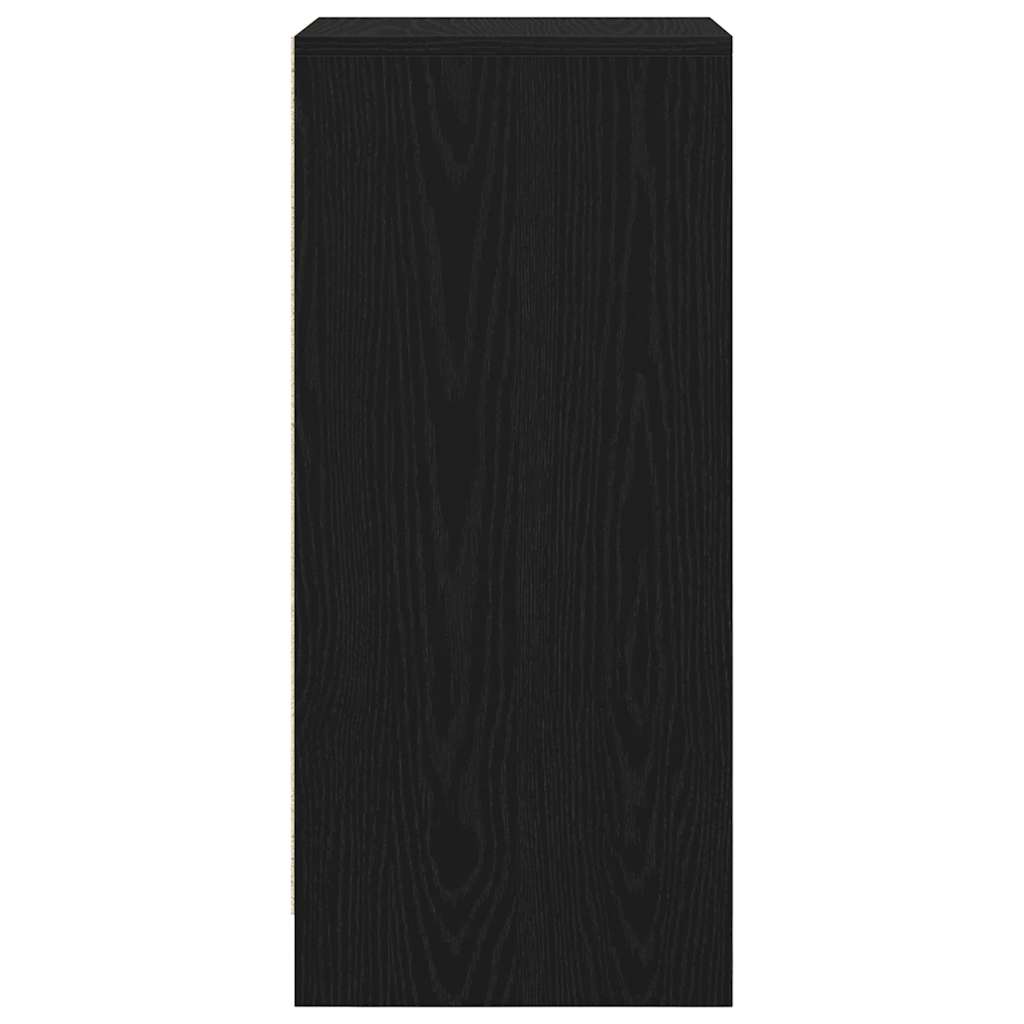 Sapateira 29,5x34x76 cm derivados de madeira carvalho preto