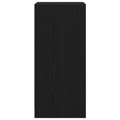 Sapateira 29,5x34x76 cm derivados de madeira carvalho preto