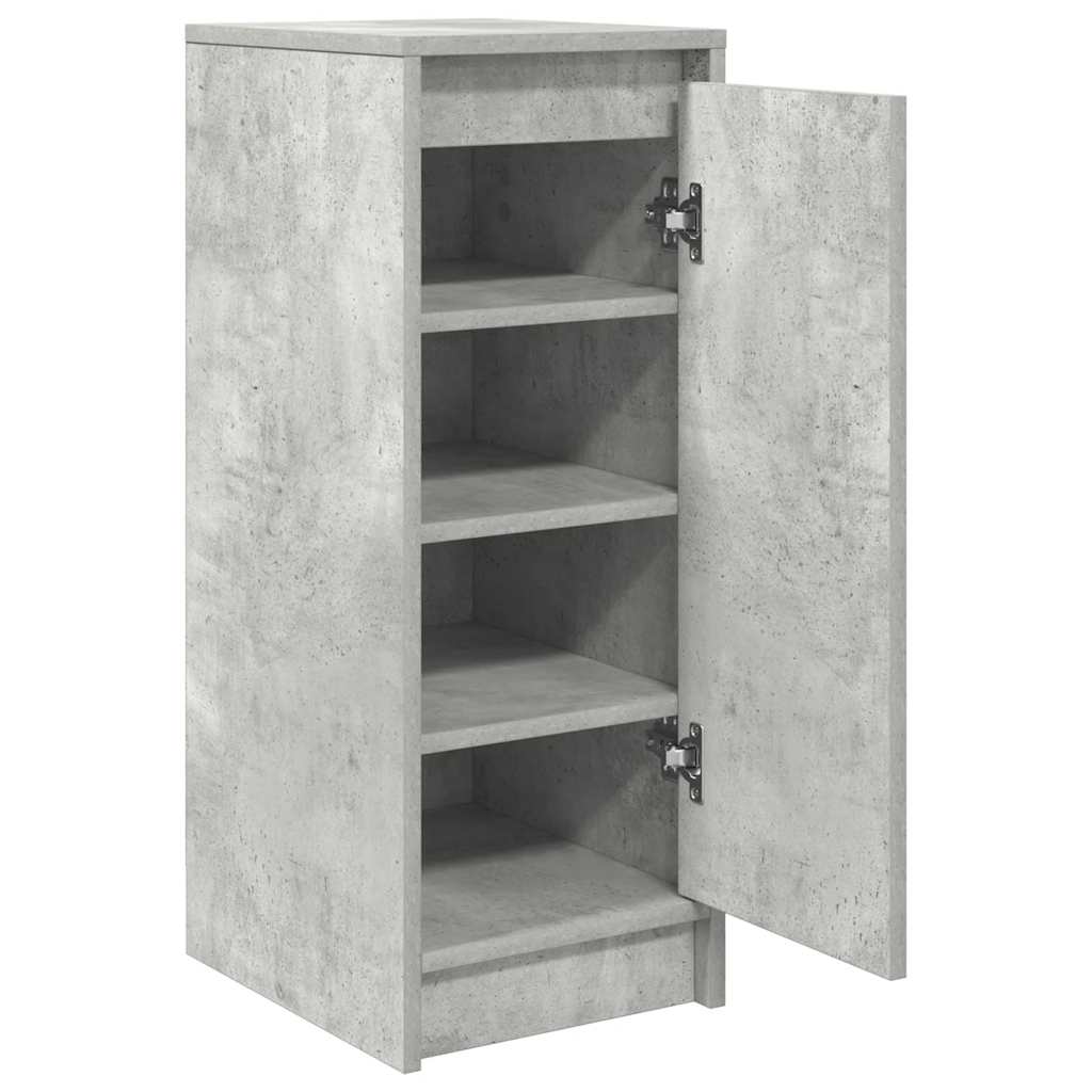 Sapateira 29,5x34x76 cm derivados de madeira cinzento cimento