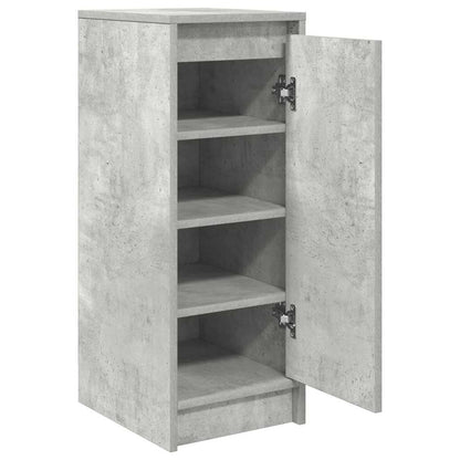 Sapateira 29,5x34x76 cm derivados de madeira cinzento cimento