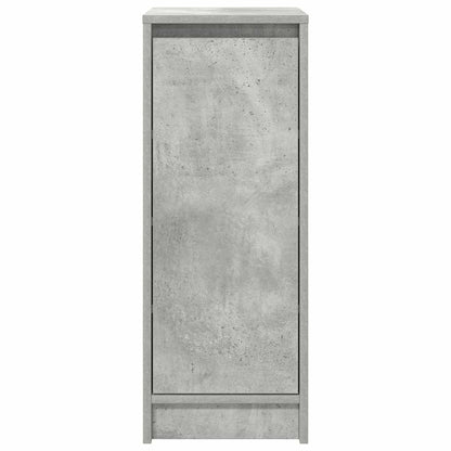 Sapateira 29,5x34x76 cm derivados de madeira cinzento cimento
