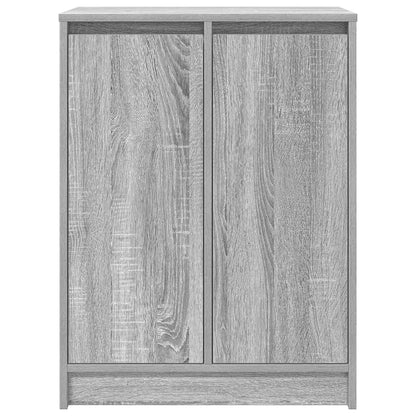 Sapateira 57x34x76 cm derivados de madeira sonoma cinza