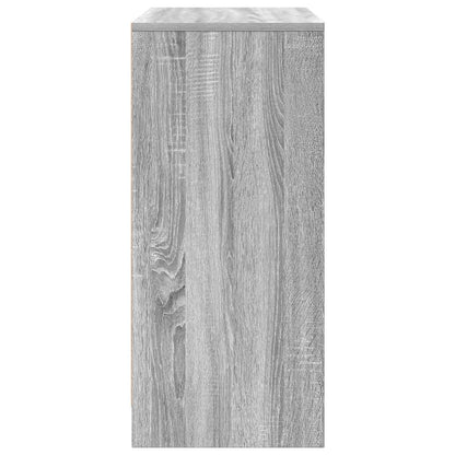 Sapateira 57x34x76 cm derivados de madeira sonoma cinza
