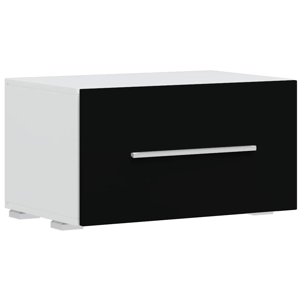 Móveis TV com  iluminação LED madeira trabalhada preto mate, 5pcs