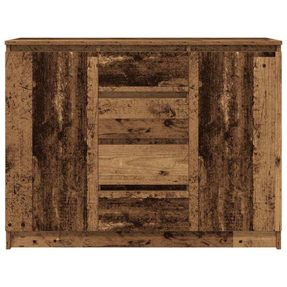 Aparador com gavetas 100,5x35x76cm deriv. madeira madeira velha