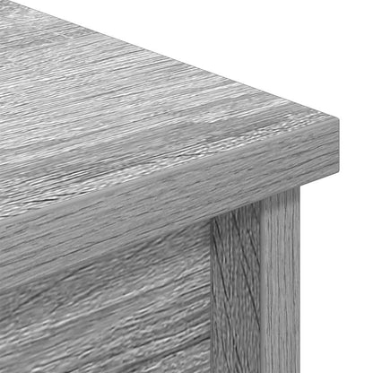 Armário alto 70x35x180 cm madeira processada sonoma cinza