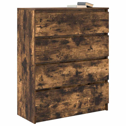 Aparador 80x35x99 cm derivados de madeira carvalho fumado