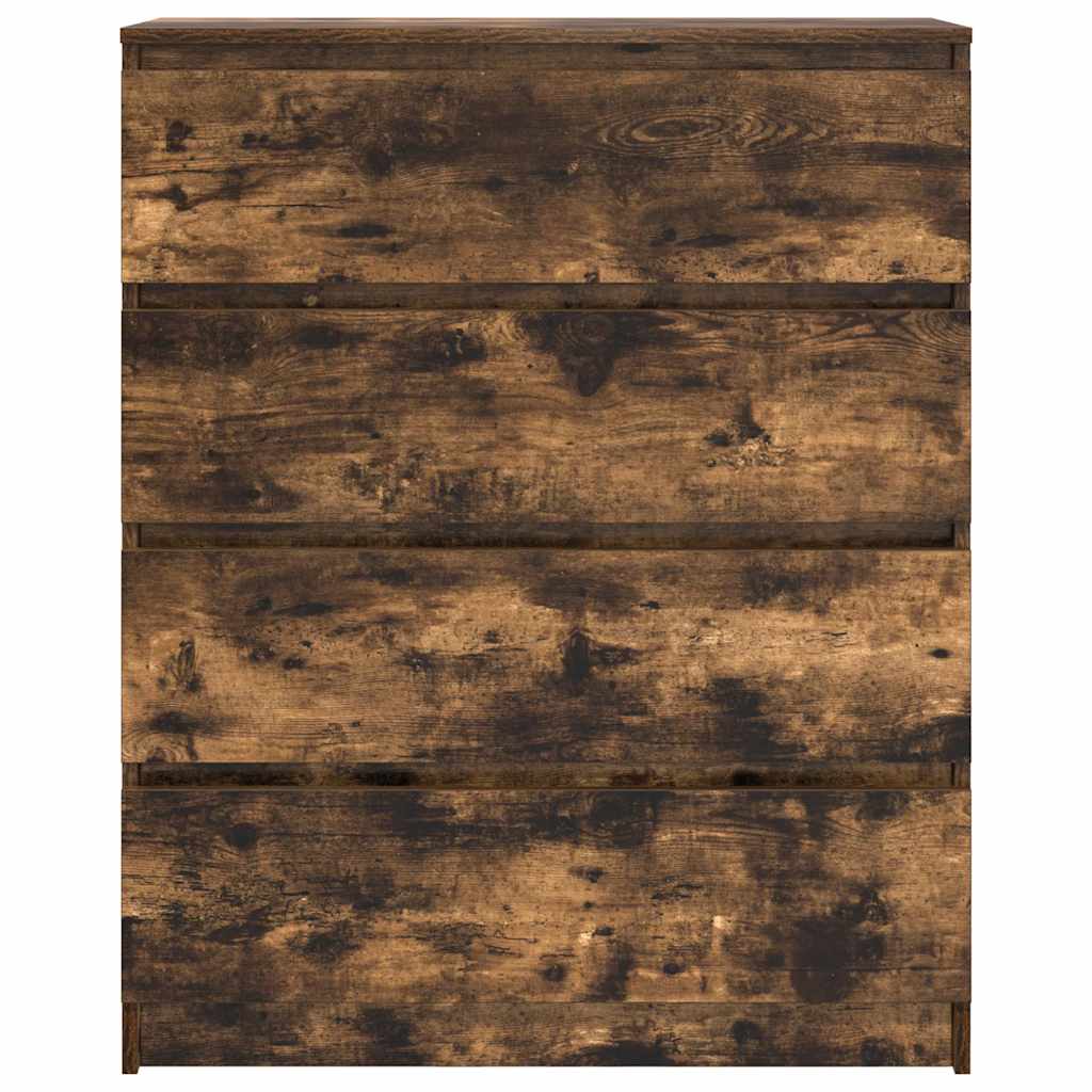 Aparador 80x35x99 cm derivados de madeira carvalho fumado