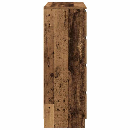 Aparador 80x35x99 cm derivados de madeira madeira velha