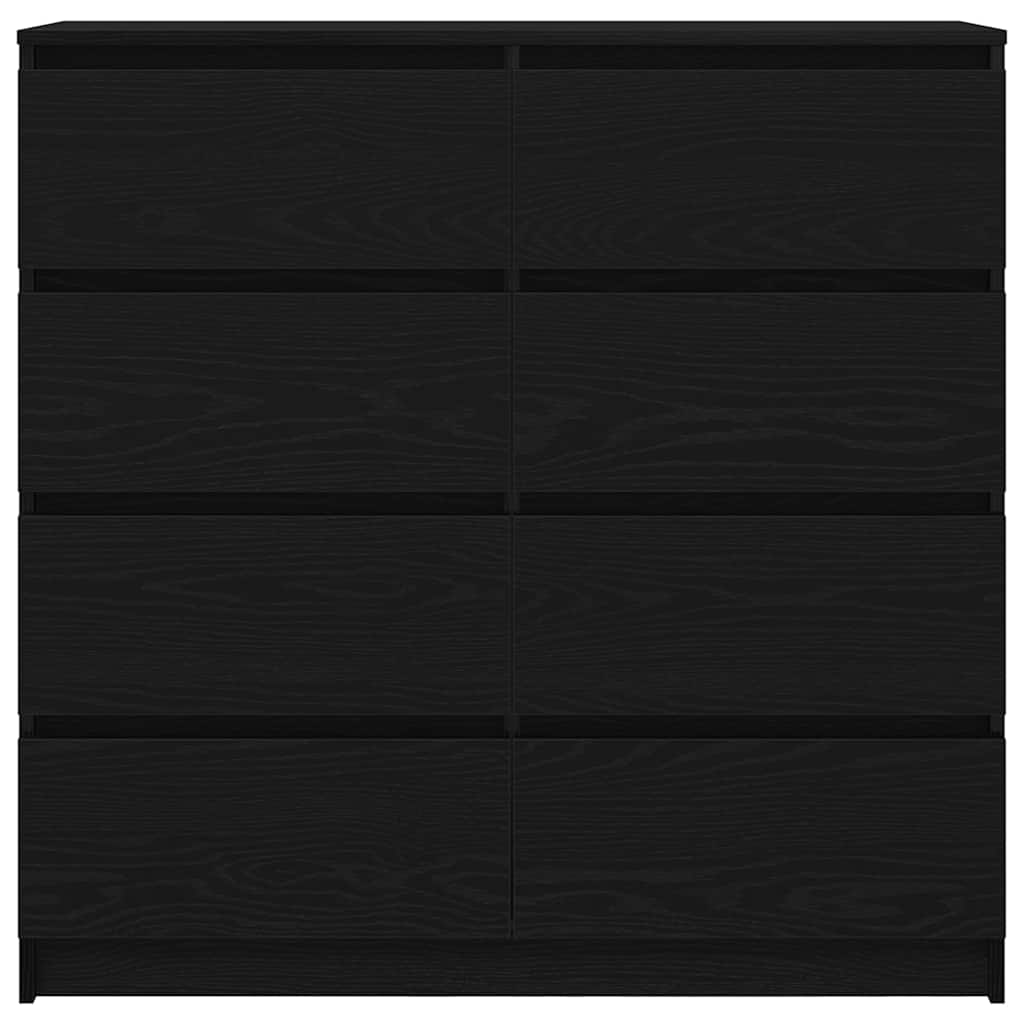 Aparador 100x35x99 cm derivados de madeira carvalho preto