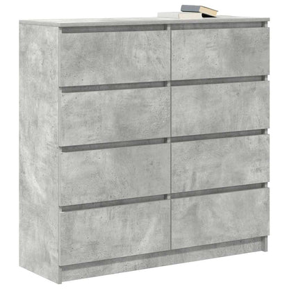 Aparador 100x35x99 cm derivados de madeira cinzento cimento