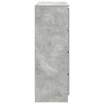Aparador 100x35x99 cm derivados de madeira cinzento cimento