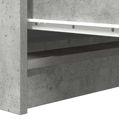 Aparador 100x35x99 cm derivados de madeira cinzento cimento