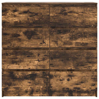 Aparador 100x35x99 cm derivados de madeira carvalho fumado