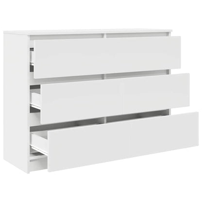 Aparador 100x35x76 cm derivados de madeira branco