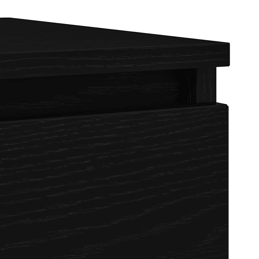 Aparador 100x35x76 cm derivados de madeira carvalho preto