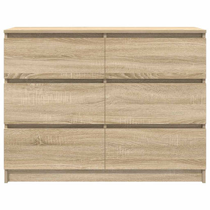 Aparador 100x35x76 cm derivados de madeira carvalho sonoma