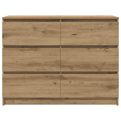 Aparador 100x35x76 cm derivados de madeira carvalho artisiano