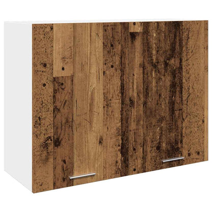 11 pcs armário de cozinha conjunto deriv. madeira Lyon madeira velha