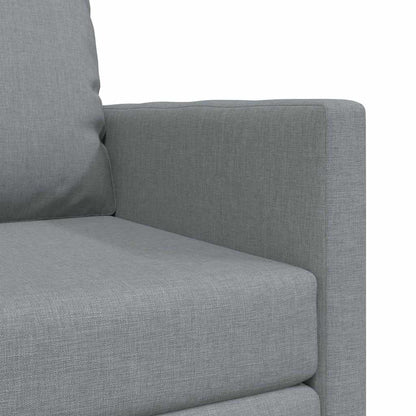 Sofá-Cama de Chão Cinzento-claro 74 x 77 x 81 cm tecido