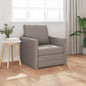 Sofá-Cama de Chão Cinzento-acastanhado 74 x 77 x 81 cm tecido