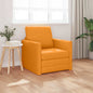 Sofá-Cama de Chão Amarelo-escuro 74 x 77 x 81 cm tecido