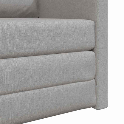 Sofá-Cama de Chão Cinza Nuvem 74 x 77 x 81 cm tecido