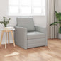 Sofá-Cama de Chão Cinza Nuvem 74 x 77 x 81 cm tecido