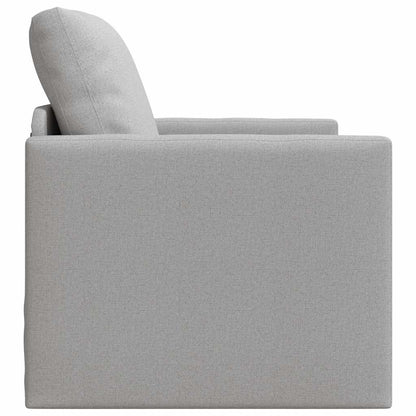 Sofá-Cama de Chão Cinza Nuvem 74 x 77 x 81 cm tecido