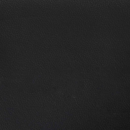 Sofá-cama de chão Preto 74 x 77 x 81 cm Couro sintético