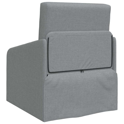 Sofá-Cama Cinzento-claro 65 x 80 x 83 cm tecido