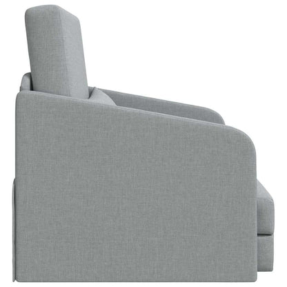 Sofá-Cama Cinzento-claro 65 x 80 x 83 cm tecido