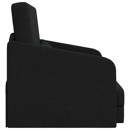 Sofá-Cama Preto 65 x 80 x 83 cm tecido