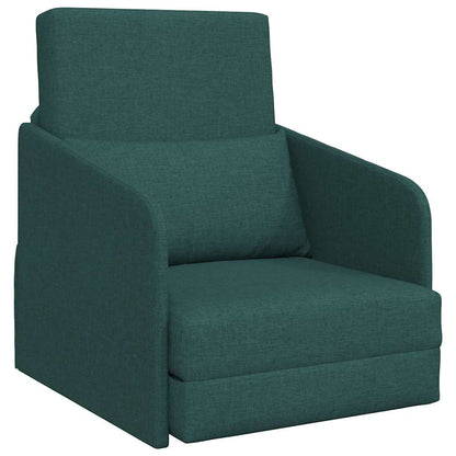 Sofá-Cama Verde-escuro 65 x 80 x 83 cm tecido