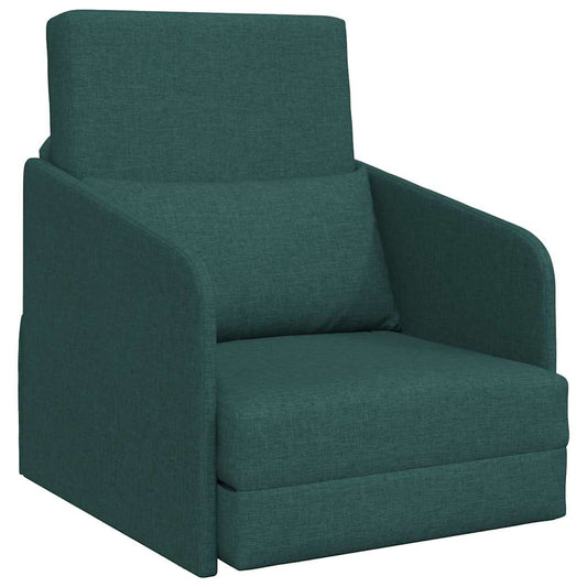 Sofá-Cama Verde-escuro 65 x 80 x 83 cm tecido