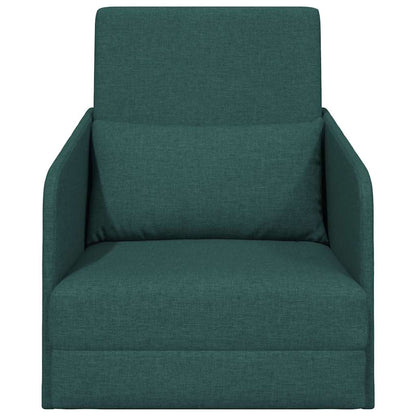 Sofá-Cama Verde-escuro 65 x 80 x 83 cm tecido