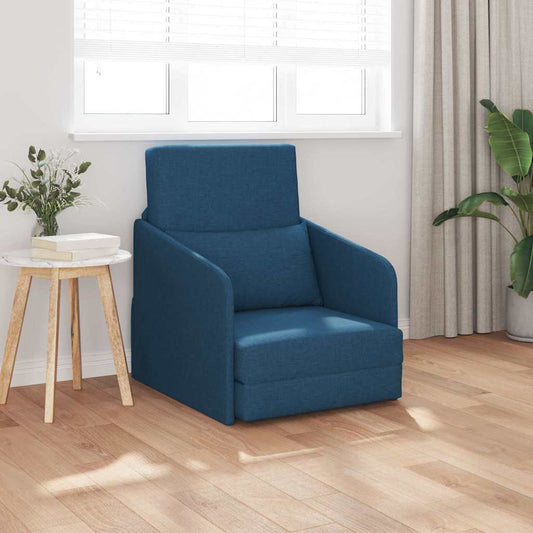 Sofá-Cama Azul 65 x 80 x 83 cm tecido